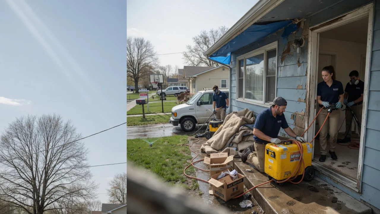 Basement Flood Cleanup in Stow, OH near me